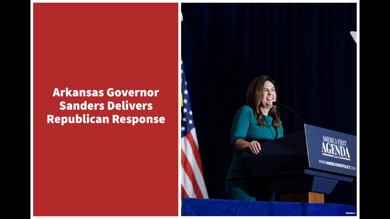 Arkansas Governor Sanders Delivers Republican Response VOA News YouTube