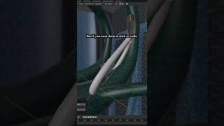 The easiest way to make vines in blender #deiity #gaming #gamedev #indiedev #godot #blender