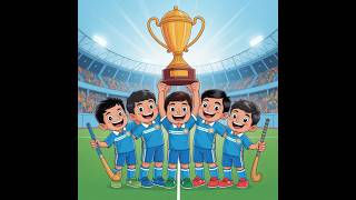 Asian Champions Trophy 2023 -  Learn English with Hockey Story - Tense + Word Meaning Easy Online