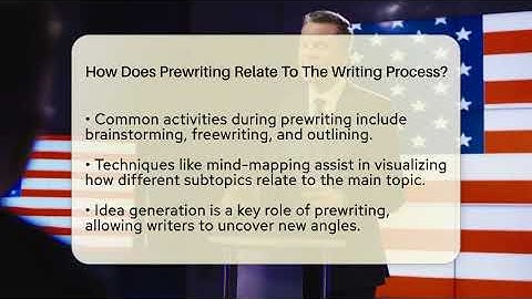 How Does Prewriting Relate To The Writing Process? - The Language Library