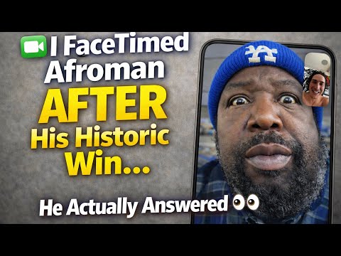 I FaceTimed Afroman AFTER His Historic Win… He Actually Answered 👀