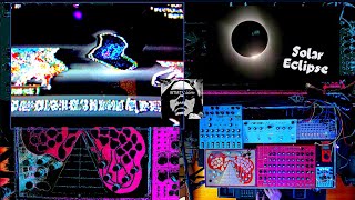 Soundtrack to the SOLAR ECLIPSE 2024 SynthStream on BTMTV - LIVE SYNTHS with Bill T Miller = @btmtv