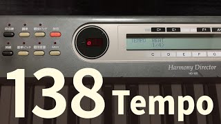 テンポ138【10分】138bpm メトロノーム チューニング 吹奏楽 基礎練習 ロングトーン 音叉 オーケストラ 楽器 ハーモニーディレクター 課題曲 行進曲 マーチ コンクール ASMR