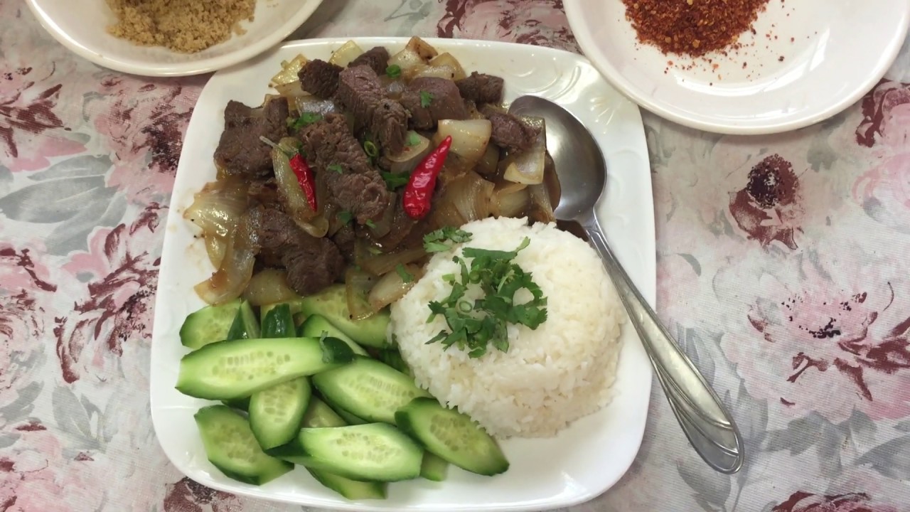 Am thuc California #4- Com bo luc lac & gia vi uop thit, ca