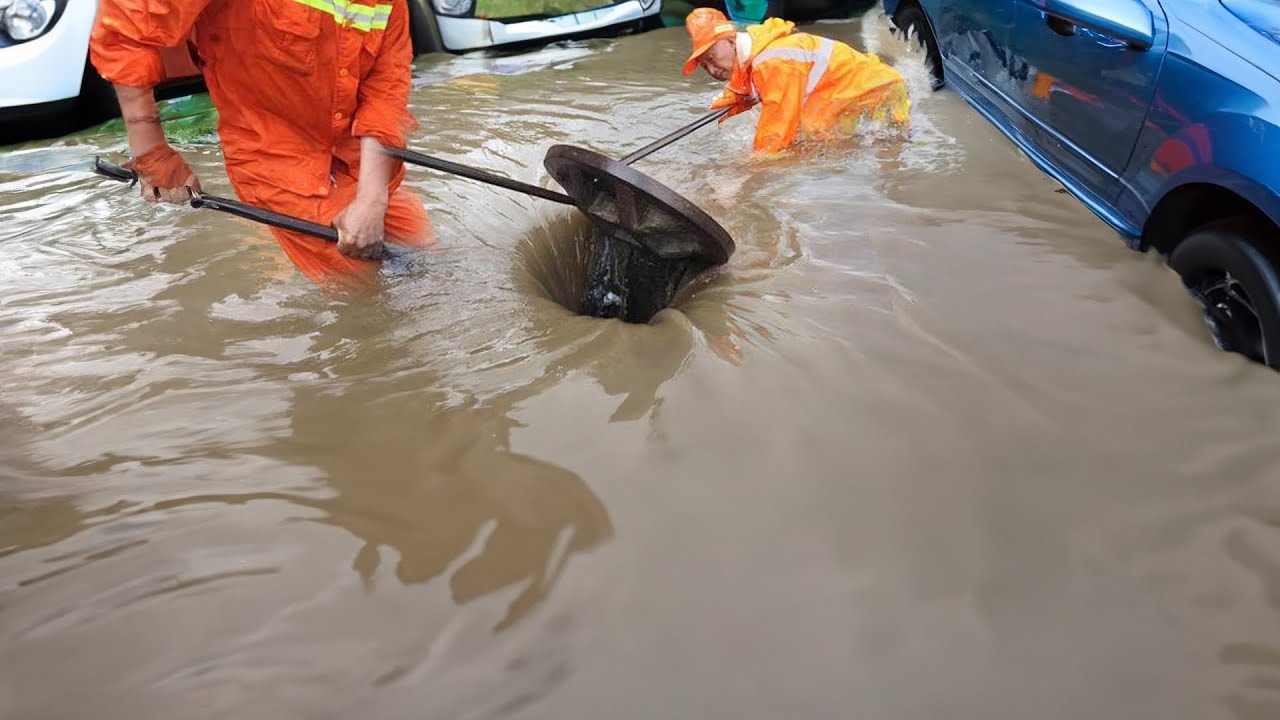 Quick Fix Unclog a Flooded Street Drain with These Tools!