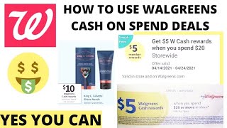 How to use Walgreens Cash on SPEND DEALS **MASTER this STORE! Walgreens Couponing