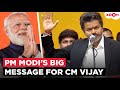 PM Modi REACTS As Vijay Takes Oath As Tamil Nadu Chief Minister