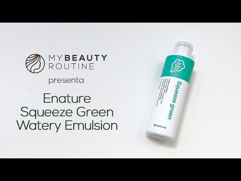 Enature Squeeze Green Watery Emulsion | My Beauty Routine