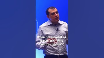 When Governments & Banks ask: “Who Controls Bitcoin?” #bitcoin #crypto #shreecrypto #banking
