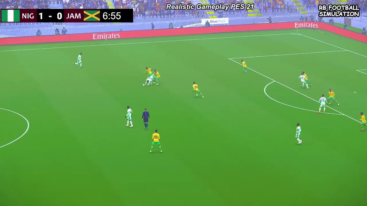 Nigeria vs Jamaica | International Friendly 2026 | Gameplay eFootball PES 21