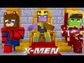 TINY TURTLE BETRAYS BRUNO FOR THANOS!!! - Minecraft X-Men School