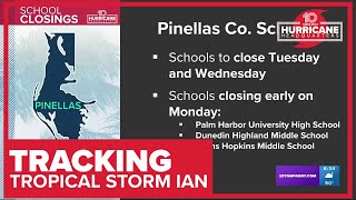 Tampa Bay school districts issue closures ahead of Ian
