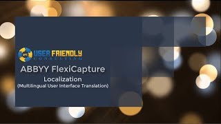 ABBYY FlexiCapture - Localization (Multilingual UI Translation) screenshot 4