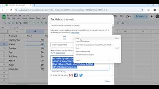How to Connect Google sheet to fetch data to prepare a file for Sales Data Analysis