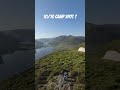 10/10 camping spot? .#travel #mountains #hiking #explore #nature #camping #wildcamp #fyp #shorts #me