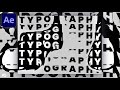 Trippy Text Animation In Adobe After Effects - After Effects Tutorial - No Plugins.