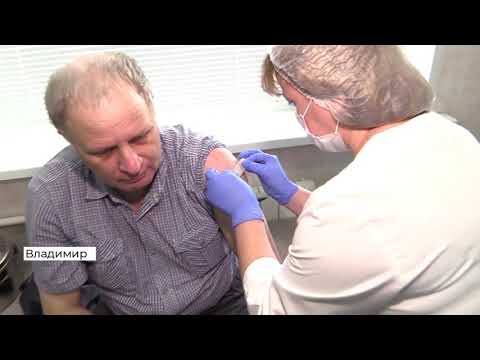 Прививки от коронавируса «Спутник V» начали делать врачам во Владимире (2020 10 28)