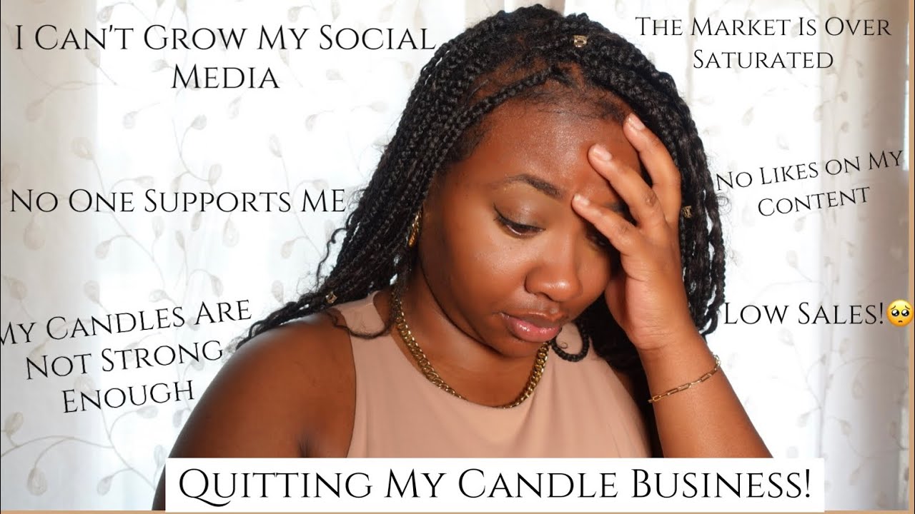 Quitting My Candle Business! I Can't Do This Anymore! 
