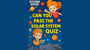 Can You Pass the Solar System Quiz? | Fun Space Challenge for Kids! @TheDoobieShow