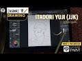 ✨️Asmr Itadori Yuji Drawing Time lapse  part 1