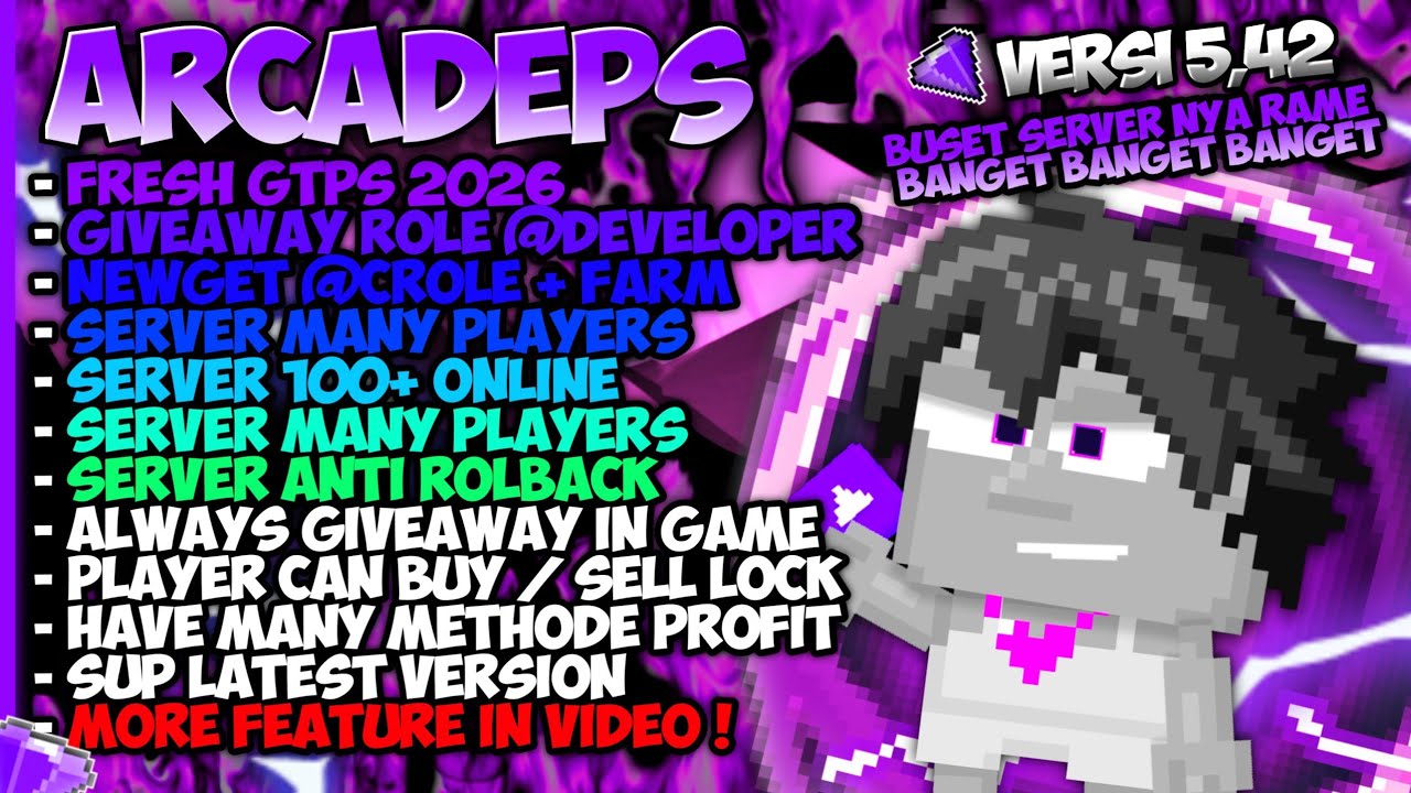 GTPS Terbaru 2026 ❗ SHARPPS❗ Giveaway Role @MIDLECLASS 😎 - Growtopia private server