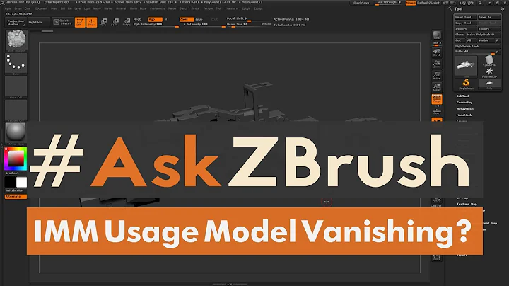 #AskZBrush: “My model disappears when using InsertMesh Brushes how can I fix this?”