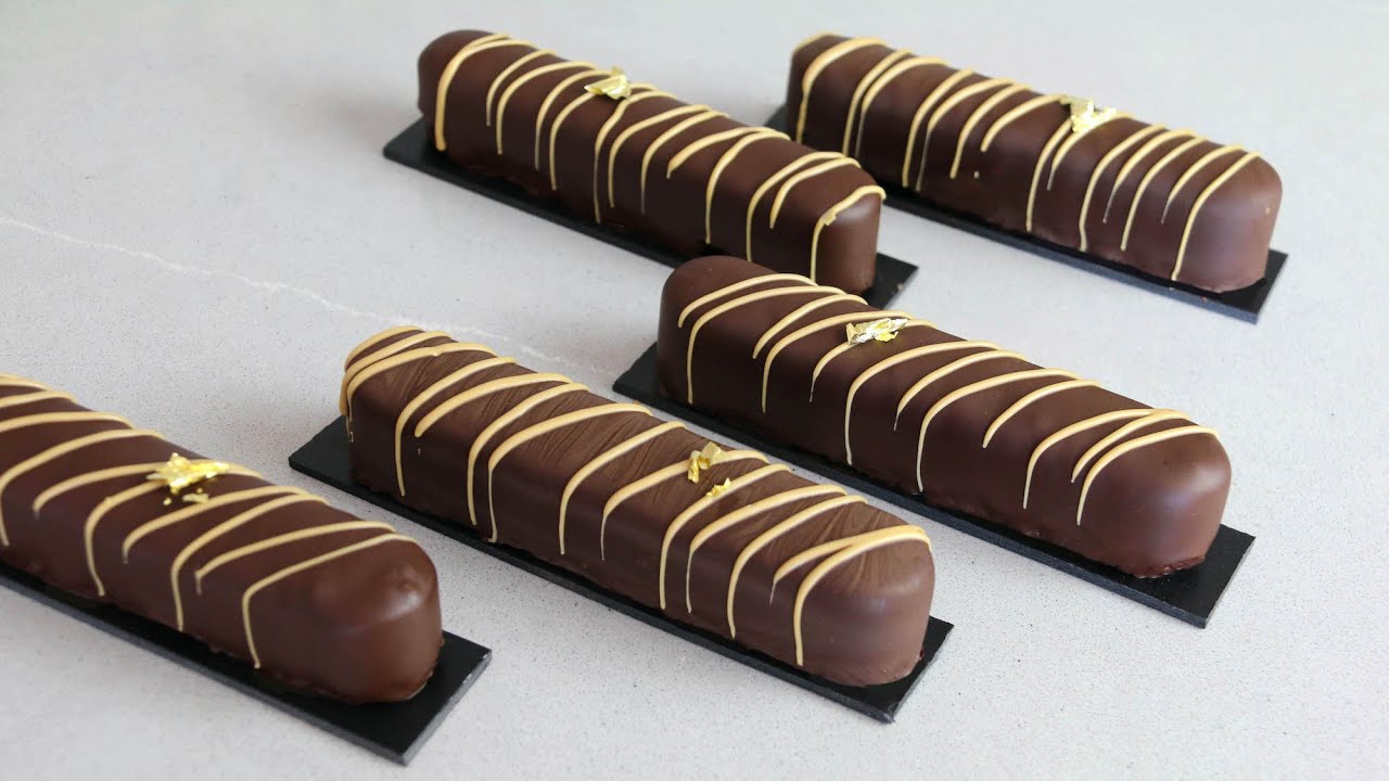 Barritas crujientes de Chocolate y Caramelo / Crunchy Chocolate Caramel Bars