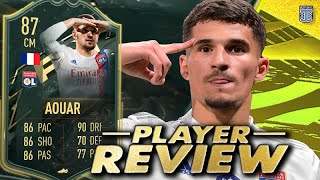 87 WINTER WILDCARD AOUAR PLAYER REVIEW! WINTER WILDCARD AOUAR SBC - FIFA 22 ULTIMATE TEAM