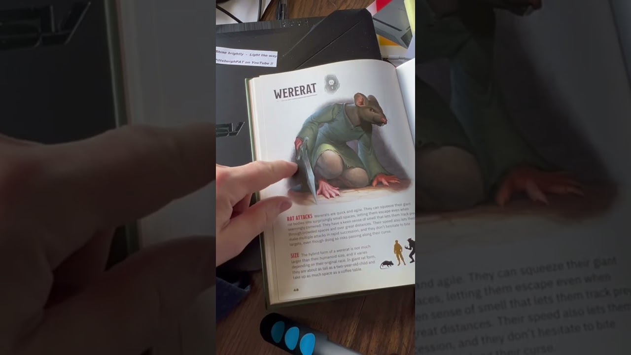 5 DnD creatures for your next adventure! Lycanthropes! #2