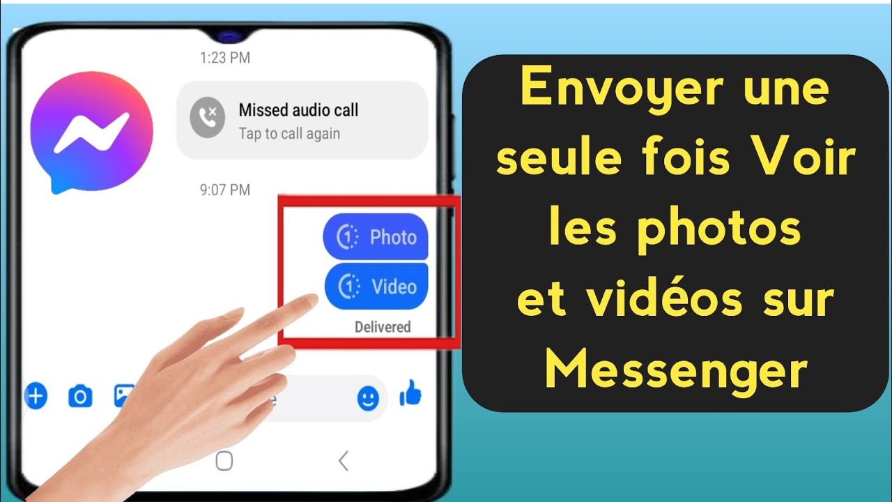 Comment envoyer des photos et des vidéos à vue unique sur Messenger