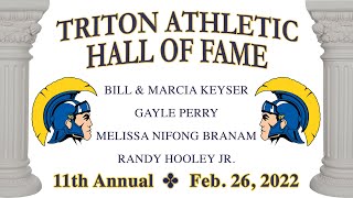 2022 Triton Athletic Hall of Fame Induction Ceremony