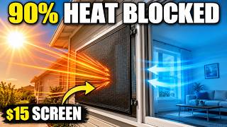 Forget Blinds — This $15 Screen Blocks 90% of Window Heat