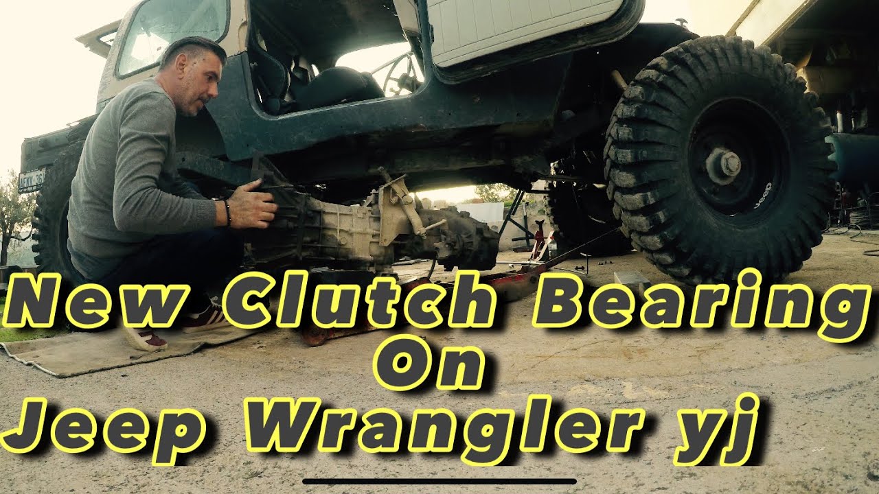 Jeep Wrangler yj clutch bearing change YouTube