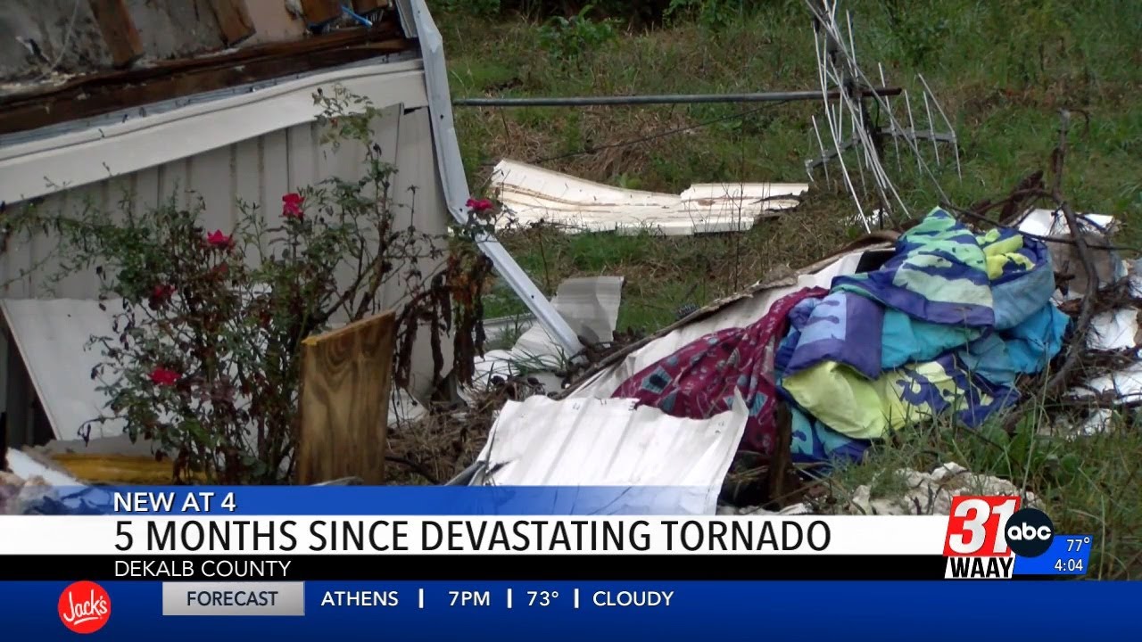 Family struggling after tornado damages home in Henagar - YouTube