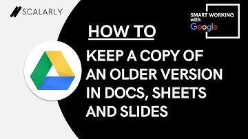 How to Keep a Copy of an Older Version in Docs, Sheets and Slides (REVERT TO OLD VERSION MADE EASY)