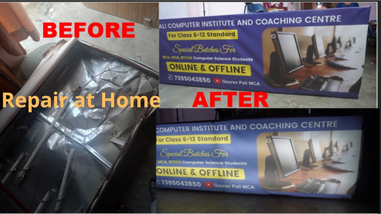 How to Repair Old Glow Shine Display Board at Home | DIY LED Sign Board Fix