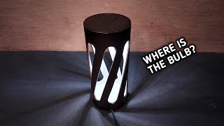 DIY Night Light Table Lamp from Vinilon PVC Pipes