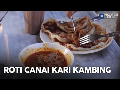 Roti Canai Crispy Kari Kambing