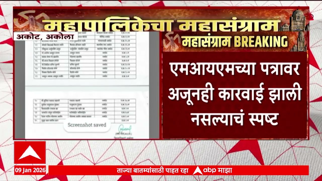 Akot Nagarpalika : अकोटमध्ये एमआयएम अजूनही तांत्रिकदृष्ट्या भापच्या आघाडीतच
