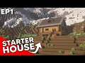 A Starter House! | Let&#39;s Play Ep 1 | Minecraft Hindi