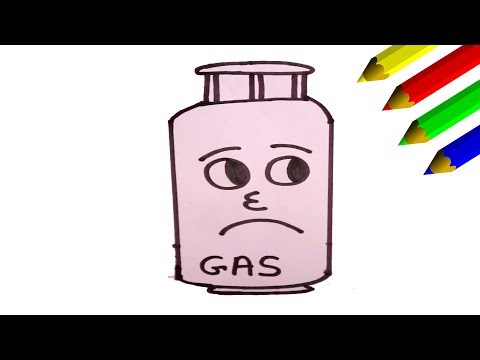 HOW TO DRAW A CUTE GAS EASY STEP BY STEP