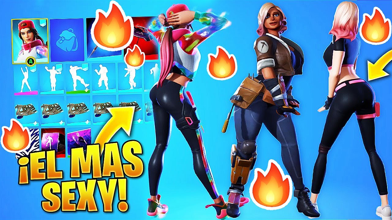 👉las Skins Mas Sexys De Fortnite Con El Baile CorazÓn Fiel 🔥 Fortnite 