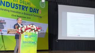 Director IIT Delhi Prof Rama Gopal Rao Industry day 2018 screenshot 5