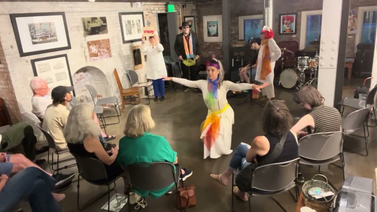 Performance Art Chakra Meditation at the Lace Mill