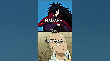 Madara vs Saitama who is stronger #shorts