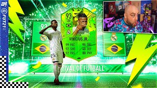 OMG I PACKED 93 FESTIVAL OF FUT VINICIUS JUNIOR! | FIFA 21 ULTIMATE TEAM