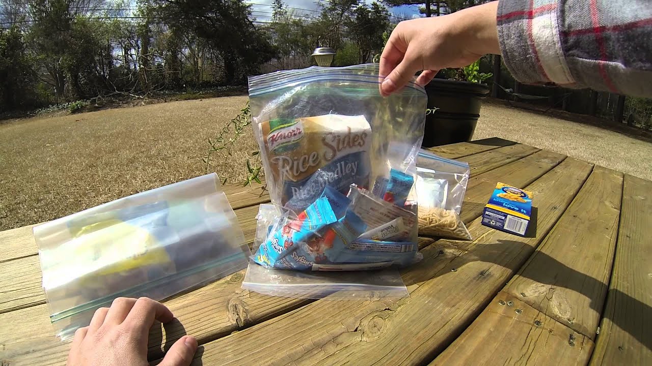 Backpacking Tips Ziplock Bags YouTube