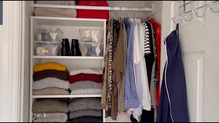 ASMR Satisfying Realistic Closet Organization - Cleaning, Folding, Organizing, No Talking