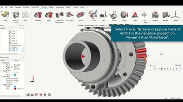 Structural Analysis of a Differential Assembly of a Student Car using Altair Inspire
