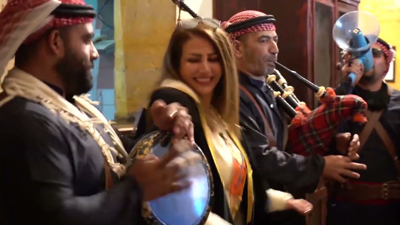 استقبال الفنانة سوسن ميخائيل مع فرقة الشعلان